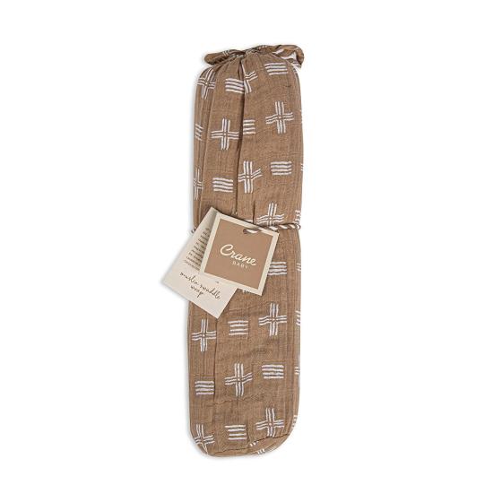 Crane Baby Soft Muslin Swaddle Blanket, Soft Swaddle Wrap for Boys and Girls, Floral, 47" x 47"