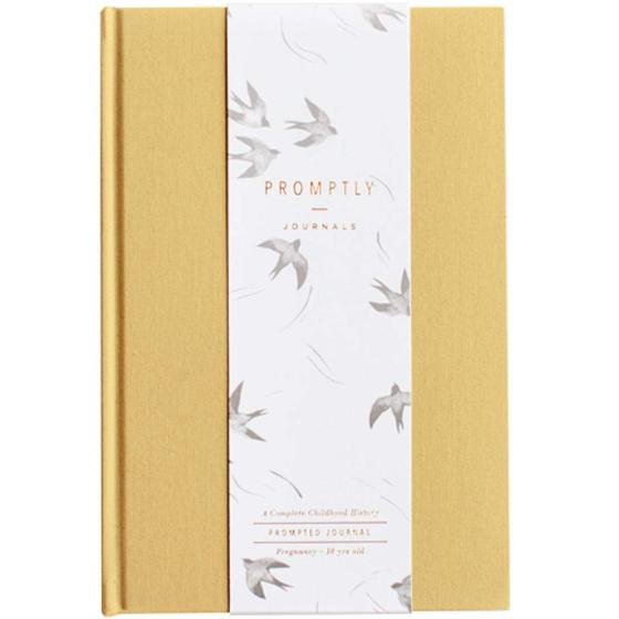 Promptly Journals, A Complete Childhood History Journal (Dusty Rose) - A Prompted Journal for Pregnancy through Age 18, Pregnancy Journal and Baby Book, Baby Memory Book