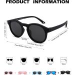 Pro Acme Polarized Baby Sunglasses with Strap for Toddler Newborn Infant Age 0-24 Months Flexible Boy Girls Sunglasses UV400