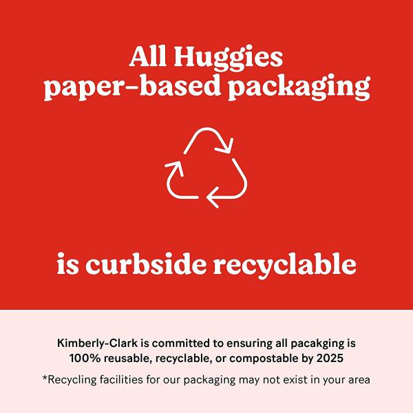 Baby Wipes, Huggies Natural Care Sensitive Baby Diaper Wipes, Unscented, Hypoallergenic, 12 Flip-Top Packs (768 Wipes Total)