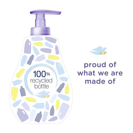 Baby Dove Sensitive Skin Care Baby Wash Calming Moisture For a Calming Baby Bath Wash Hypoallergenic and Tear-Free, Washes Away Bacteria 13 oz