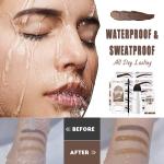 Eyebrow Stamp Stencil Kit， One-Step Vegan Eyebrow Stamp Pomade for Women &amp; Girls - Included Waterproof Eyebrow Stamp and 10 Reusable Shaping Kit for Perfect Eyebrow Makeup