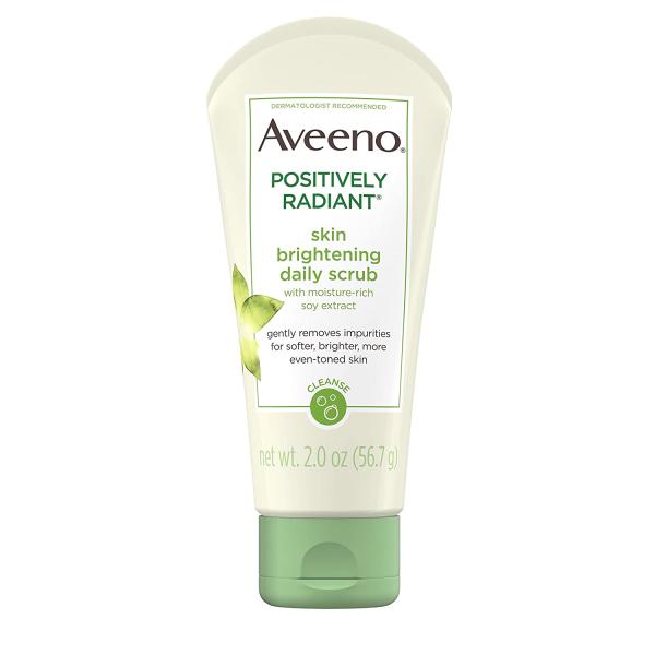 Aveeno Positively Radiant Skin Brightening Exfoliating Daily Facial Scrub ，2.0 oz