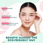 Reusable Makeup Remover Pads and Microfiber Face Cleansing Gloves | 12 Pack with Laundry Bag | 100% Organic Bamboo Cotton | Eco-friendly | Waste Free | Luxury