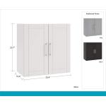 SystemBuild Callahan Wall Cabinet 24" Black