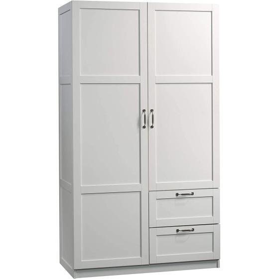 Sauder Large Storage Cabinet， Cinnamon Cherry Finish