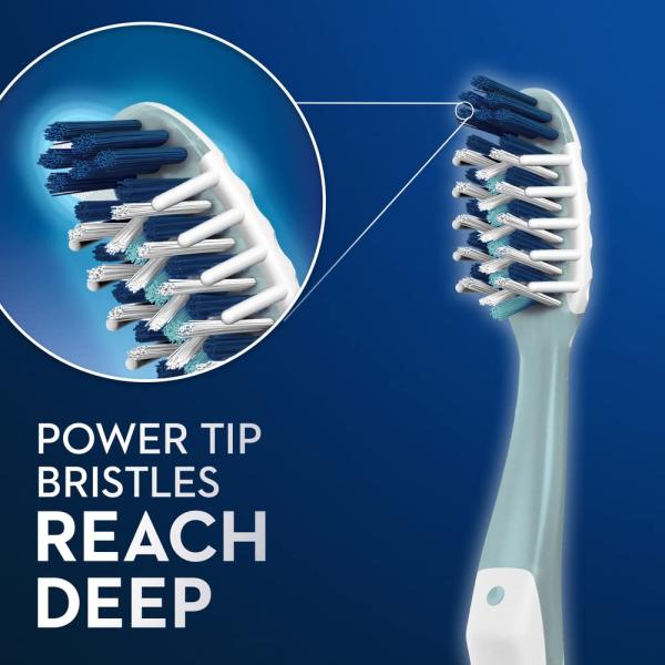 Oral-B CrossAction All In One Soft Toothbrushes, Deep Plaque Removal, 6 Count