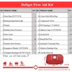 deftget 163 Pieces First Aid Kit Waterproof IFAK Molle System Portable Essential Injuries Medical Emergency Equipment Survival Kits for Car Kitchen Camping Travel Office Sports Home