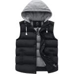 Wantdo Women's Quilted Puffer Vest Thicken Warm Winter Coat with Removable Hood
