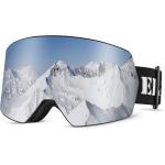 Elimoons Ski Goggles, Interchangeable Lens Snowboard Goggles, Anti Fog UV Protection Snow Goggles for Men,Women,Adults,Youth