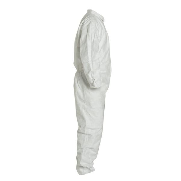 DuPont - TY125SWHXL0006G1 Tyvek 400 TY125S Disposable Protective Coverall with Elastic Cuffs, White, X-Large (Pack of 6)