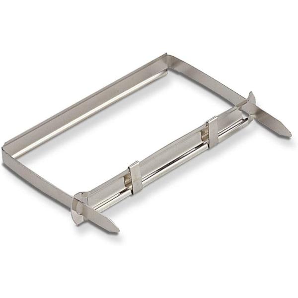 Officemate Prong Paper Fasteners， 2 inch Capacity， 2.75 inch Base， Box of 50 Complete Sets， (99852)， Silver